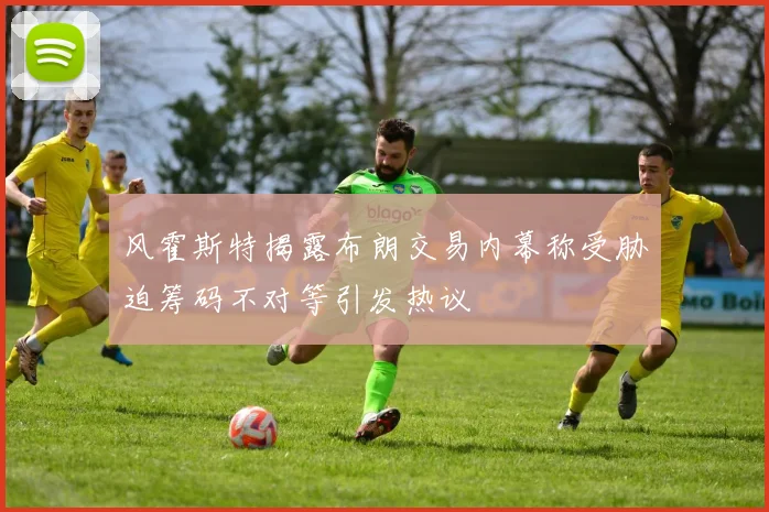 风霍斯特揭露布朗交易内幕称受胁迫筹码不对等引发热议